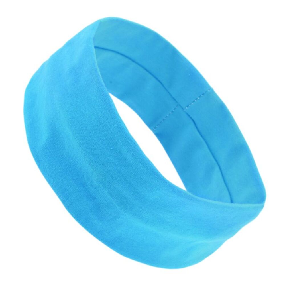 Ergonomic Design Headband Elastic Headband for Sport Sky Blue